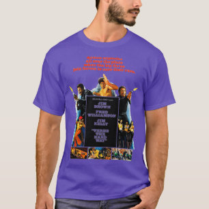 Drie de harde weg blaxploitation 1974 t-shirt