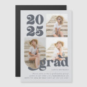 Drie de Uitnodiging van de Partij van de Graduatie (Voorkant / Achterkant)