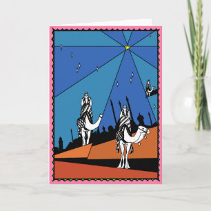 Drie Deco Kings c.1928 Coloring Kaart