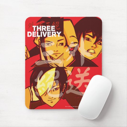 Drie Delivery™ Group Mousepad Muismat (Met muis)