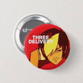 Drie Delivery Tobey Button (Voorkant /achterkant)