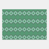 Drie Design met patronen voor sneeuwpoppen Inpakpapier Vel (Voorkant)