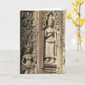 Drie devatas kaart (Gele Bloem)