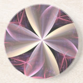 Drie dimensionaal roze zandsteen onderzetter (Voorkant)