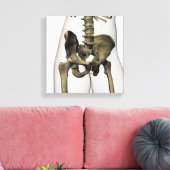 Drie dimensionale Uitzichten van Botten van de men Canvas Afdruk (Insitu (Woonkamer))