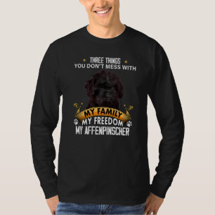 Drie dingen die je niet meemaakt met affenpinscher t-shirt