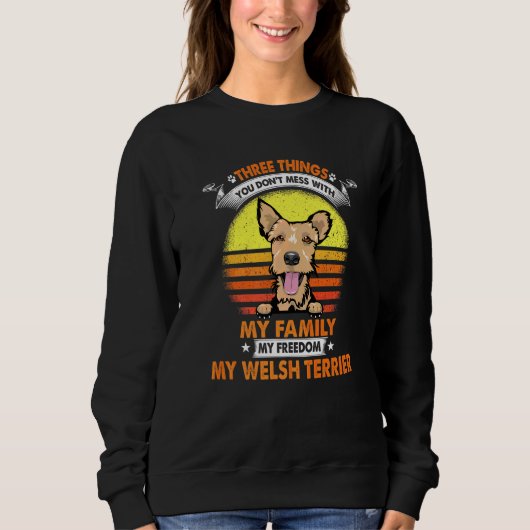 Drie dingen die je niet met de Welsh Terrier Dog d Trui (Voorkant)