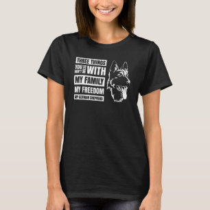 Drie dingen die je niet met German Shepherd 5 T-shirt