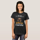 Drie dingen die je niet met German Shepherd D T-shirt (Voorkant volledig)