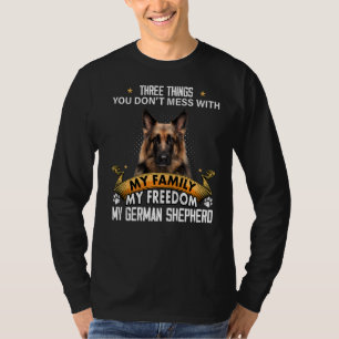 Drie dingen die je niet met German Shepherd D T-shirt
