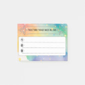 Drie dingen— post-it® notes (Voorkant)