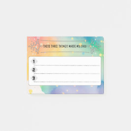 Drie dingen— post-it® notes