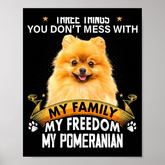 Drie dingen waar je niet mee moet sollen Meranian  Poster (Voorkant)