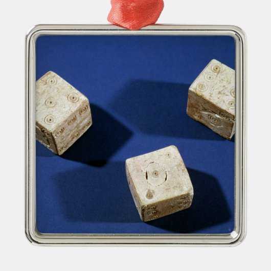 Drie doekjes van de akropolis in Osteria Metalen Ornament (Voorkant)