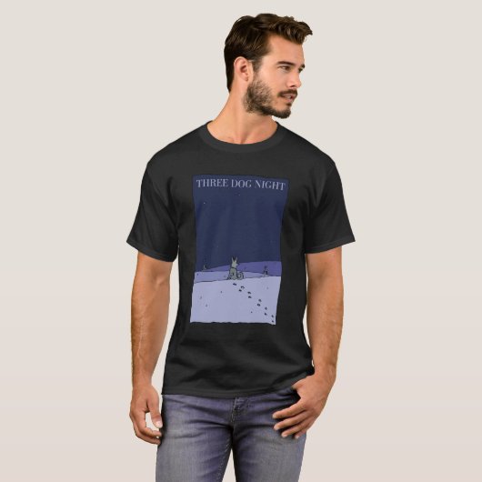 Drie Dog Night II Classic T-shirt (Voorkant volledig)
