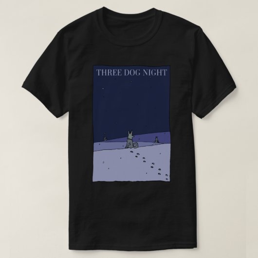 Drie Dog Night - II Classic T-Shirt.png T-shirt (Design voorkant)