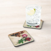 DRIE DOGGIEËN EN ROZEN ONDERZETTER (Rechterzijde)