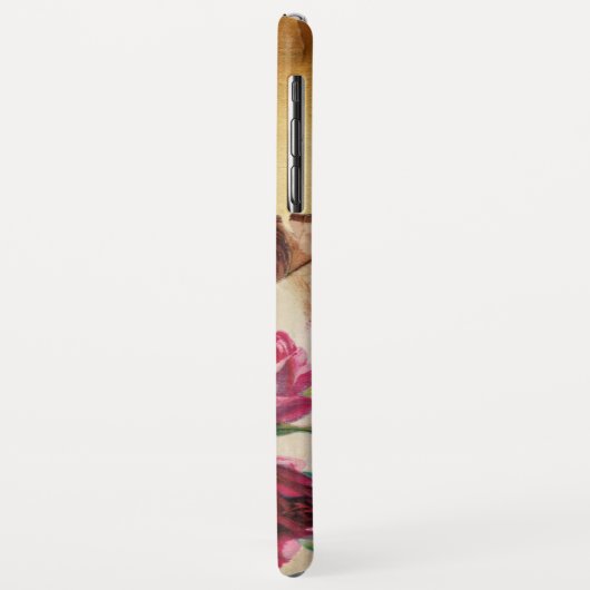 DRIE DOGGIEËN MET ROZEN MONOGRAM Case-Mate iPhone CASE (Achterkant/links)