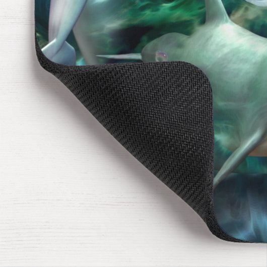 Drie dolfijnen Art Mousepad Muismat (Hoek)