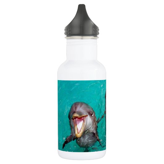 Drie Dolfijnen in de oceaan Waterfles (Links)