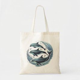 Drie Dolfijnen Tote Bag