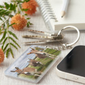 Drie Donkey's Sleutelhanger (Voorkant Rechts)