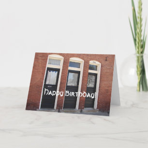 Drie Doors, Happy Birthday. Kaart