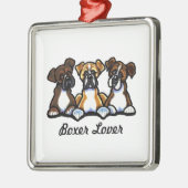 Drie dozen metalen ornament (Links)