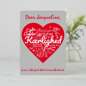 Drie dozijn manieren om LIEFDE te schrijven in een Folie Feestdagenkaart (Staand Voorkant)