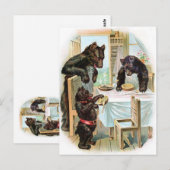 Drie dragen briefkaart (Voorkant / Achterkant)