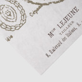 Drie Dragonfly Franse Carte Postale Decoupage Set Tissuepapier (Detail)