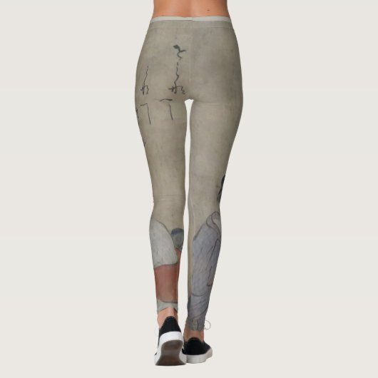 DRIE DRIE GEDROONDE VROUWEN MET DRUKTE Leggings (Achterkant)