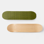 Drie driehoeken v2 - Zwart en geel Persoonlijk Skateboard (Horizontaal)