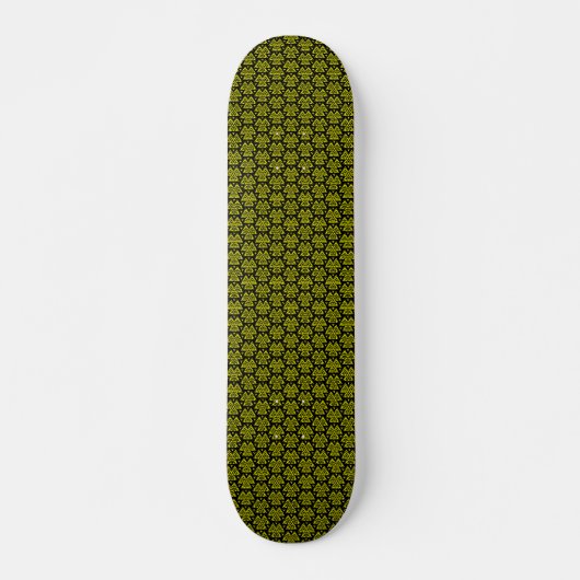 Drie driehoeken v2 - Zwart en geel Persoonlijk Skateboard (Voorkant)