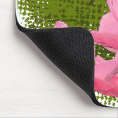 Drie drijvende roze oppies muismat (Hoek)