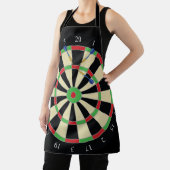 Drie-dubbel Top 180 Darts Speler Schort (Insitu)