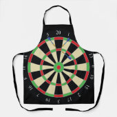 Drie-dubbel Top 180 Darts Speler Schort (Voorkant)