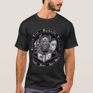 Drie duivelse familie vrienden t-shirt