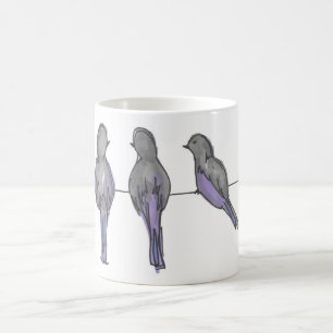 Drie duivenhandboeken koffiemok