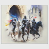 Drie duizend ride uit - de quest cadeaupapier (Vlak)