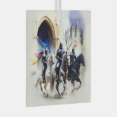 Drie duizend ride uit - de quest glas ornament (Voorkant Rechts)