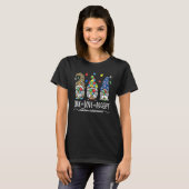Drie Dwergen Leven Liefde Accepteren Puzzel Autism T-shirt (Voorkant volledig)