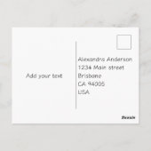 Drie dwergen met een guitige grijns Gefeliciteerd Briefkaart (Achterkant)