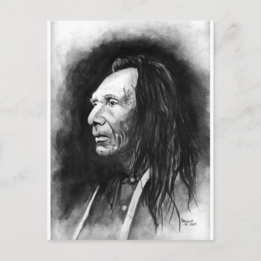 Drie Eagles Nez-Perce Briefkaart (Voorkant)