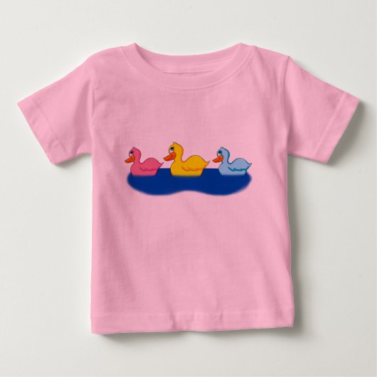 Drie Eenden Peuter Rok T-shirt (Voorkant)