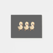Drie eendjes lopen in een rij – Schattig Post-it® Notes (Voorkant)
