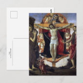 Drie-eenheid door Sandro Botticelli Briefkaart (Voorkant / Achterkant)