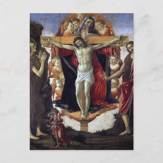 Drie-eenheid door Sandro Botticelli Briefkaart (Voorkant)
