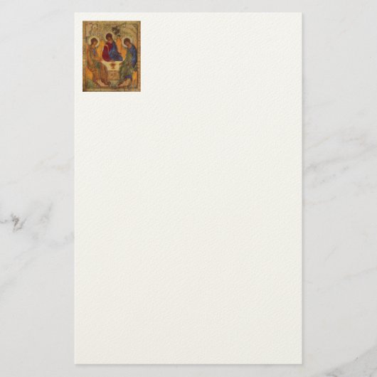 Drie-eenheid engelen bij Mamre Briefpapier (Voorkant)