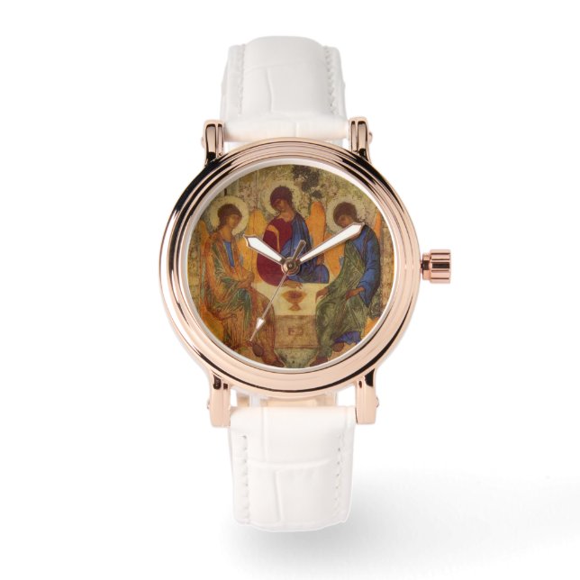 Drie-eenheid engelen bij Mamre  Horloge (Voorkant)